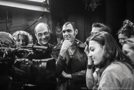 Photographe de plateau, pendant le tournage d'un clip musical